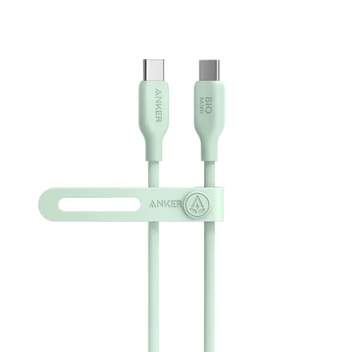 Anker 543 Eco-friendly Bio-TPU-Kabel 0.90 m grün