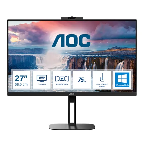 AOC Q27V5CW/BK 68.6 cm (27") WQHD Monitor