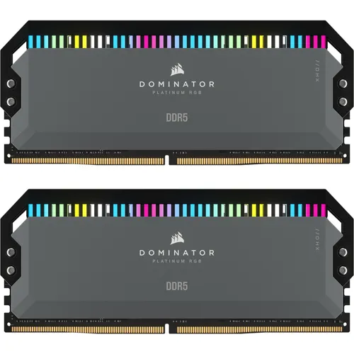 32GB (2x16GB) CORSAIR Dominator Platinum RGB DDR5-6000 CL36 Speicher Kit RAM mehrfarbig beleuchtet