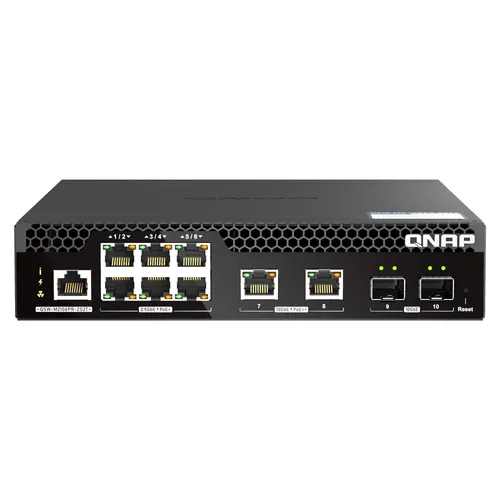 QNAP QSW-M2106PR-2S2T Rackmount 10GbE und 2.5GbE