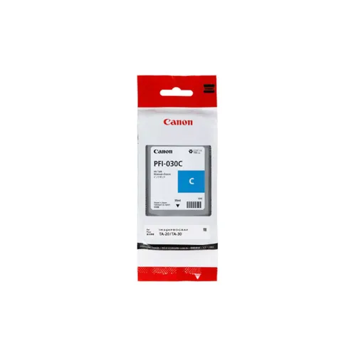 Canon PFI-030C Tinte Cyan 1 Patrone, 55ml, für TA-20, TA-20 MFP L24ei, TA-30