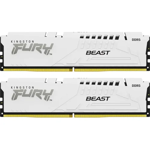 64GB (2x32GB) KINGSTON FURY Beast White XMP DDR5-5600 CL40 RAM Speicher Kit RAM