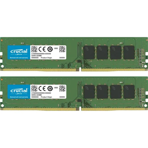 8GB (2x4GB) Crucial DDR4-2400 CL17 UDIMM Single Rank RAM Speicher Kit RAM