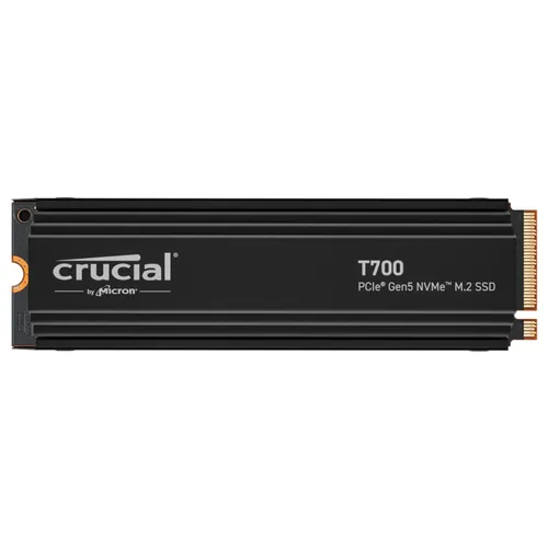 Crucial T700 1TB, PCIe Gen5 NVMe, M.2 2280, inkl. Kühlkörper