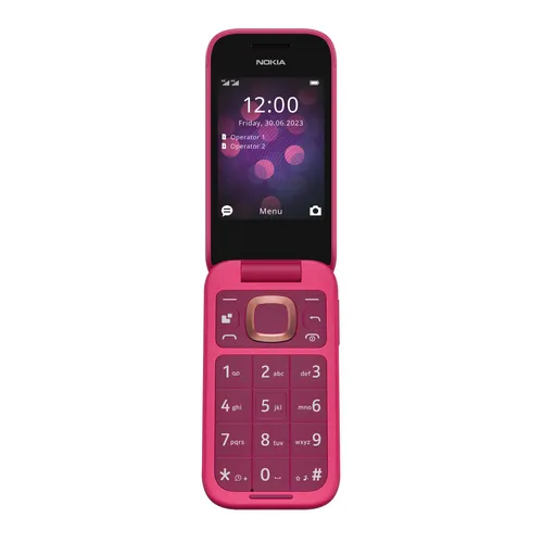 Nokia 2660 Flip 4G Dual-Sim Nokia S30+ Barren Handy in pink