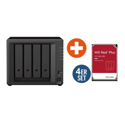 Synology Diskstation DS923+ NAS System 4-Bay inkl. 4x 6TB WD Red Plus WD60EFPX