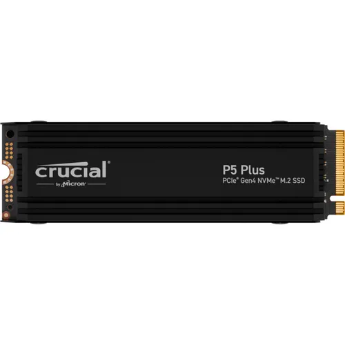 Crucial P5 Plus NVMe PCIe M.2 SSD mit Kühlkörper 2TB