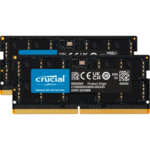 64GB (2x32GB) Crucial DDR5-5200 CL 42 SO-DIMM RAM Notebook Speicher Kit RAM