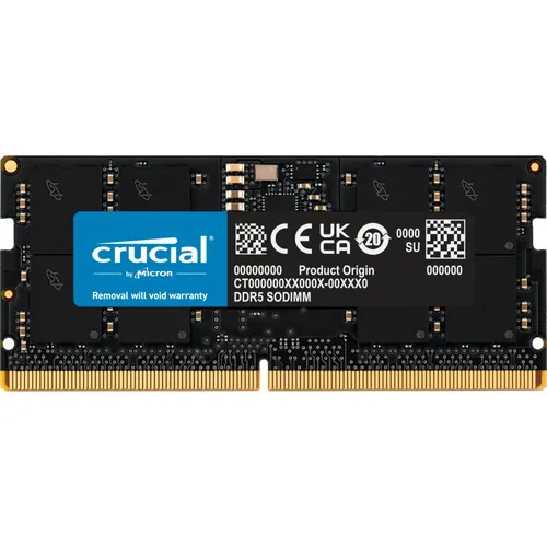 24GB (1x24GB) Crucial DDR5-5600 CL 46 SO-DIMM RAM Notebook Speicher RAM
