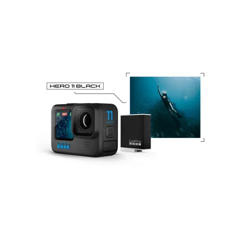GoPro Hero 11 Black 5,3K60/4K120-Action Cam wasserdicht Sprachsteuerung