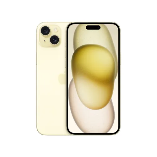 Apple iPhone 15 Plus Apple iOS Smartphone in gelb  mit 128 GB Speicher