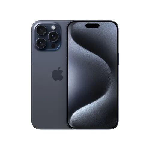 Apple iPhone 15 Pro Max Apple iOS Smartphone in blau  mit 256 GB Speicher