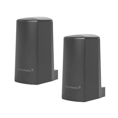Homematic IP Temperatur- und Luftfeuchtigkeitssensor außen anthrazit • 2er Pack