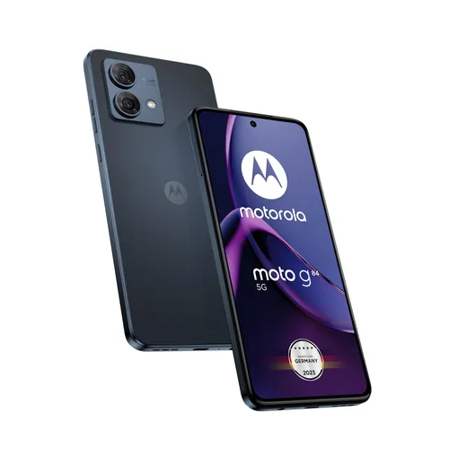 Motorola Moto G84 5G Android™ Smartphone in blau  mit 256 GB Speicher