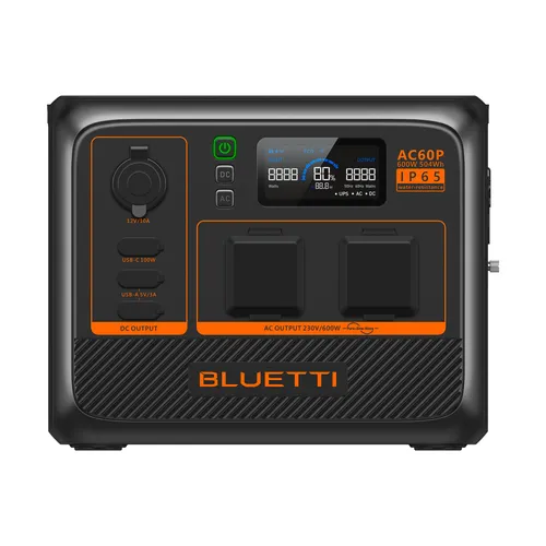 BLUETTI Portable Power Station AC60P-Black-EU 22.5 Ah