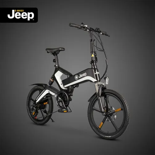 Jeep Fold E-Bike FFR 7050 20" schwarz/weiß