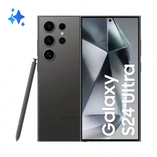Samsung GALAXY S24 Ultra 5G S928B DS 256GB Titanium Black Android 14 Smartphone