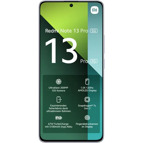 Xiaomi Redmi Note 13 Pro 5G 8/256GB Dual-SIM Smartphone aurora purple