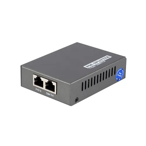LEVELONE POS-3000, Gigabit PoE Splitter, 802.3at/af PoE, 5-12V DC Ausgang