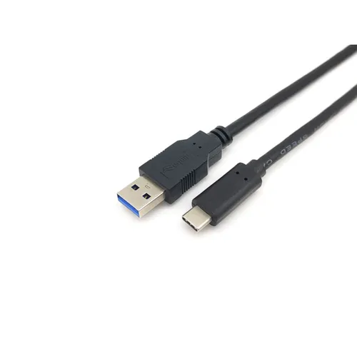 EQUIP 12834107 USB 3.2 Gen 1 A auf C Kabel, M/M, 1,0m, 5Gbps, Schwarz