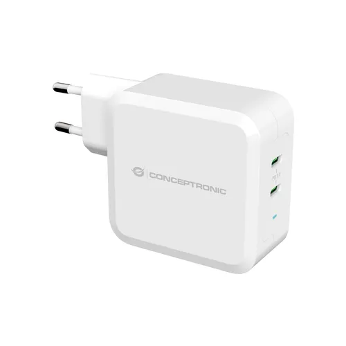 Conceptronic ALTHEA08W 2-Port 100W GaN USB-C PD-Ladegerät
