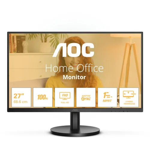 AOC 27B3HMA2 68,6m (27") FHD VA Office Monitor 16:9 VGA/HDMI 100Hz Sync 1ms