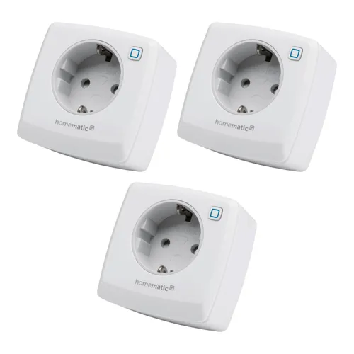 Homematic IP Schalt-Mess-Steckdose Smart Plug HmIP-PSM-2 • 3er Pack