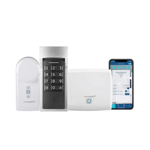 Homematic IP Starter Set Haustür Plus • Türschlossantrieb HmIP-DLD • Keypad • Access Point