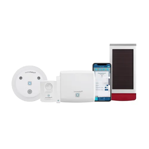 Homematic IP Starter Set Alarm Plus HmIP-SK7 • mit zusätzlicher Solar-Außensirene