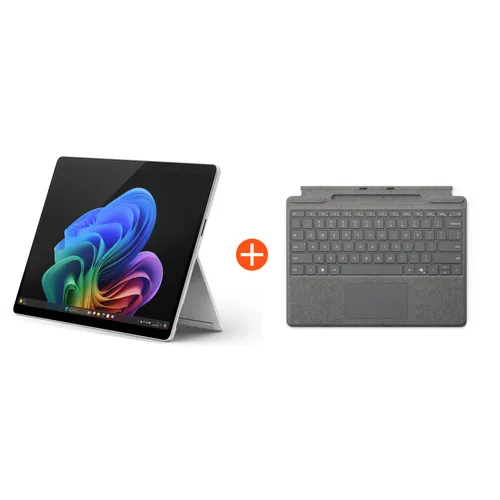 Microsoft Surface Pro (11. Edition) 13" 2in1 Platin Snapdragon® X Plus 16GB/256GB SSD Win11 + Platin Keyboard SL