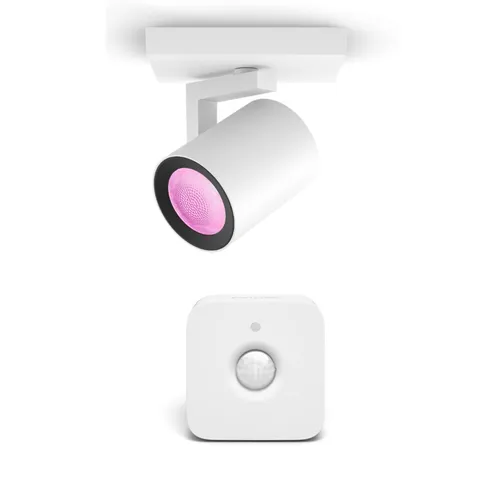 Philips Hue White & Color Ambiance Argenta Deckenleuchte weiß • 1er-Spot + Bewegungsmelder