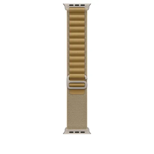 Apple Watch Alpine Loop Armband für Watch Ultra 49mm Mandel / Titan natur (M)