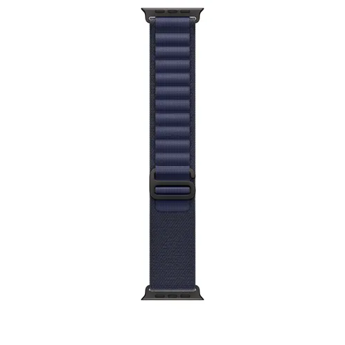 Apple Watch Alpine Loop Armband für Watch Ultra 49mm Marine / Titan schwarz (L)