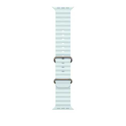 Apple Watch Ocean Armband für Watch Ultra 49mm Kristallblau / Titan Natur (One Size)