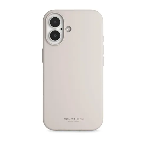 Vonmählen Soft Silicone Case für iPhone 16 cream