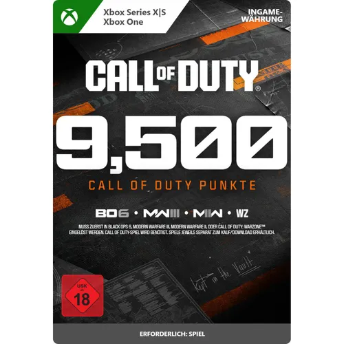 Call of Duty Points 9,500 - XBox - Digital Code