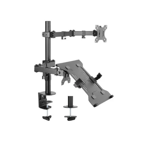 EQUIP 650119 13"-32" Notebookablage- und Monitor/LCD-Tischhalterung