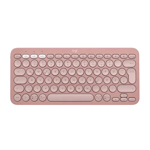 Logitech Pebble Keys 2 K380S Rosa - Minimalistische kabellose Tastatur