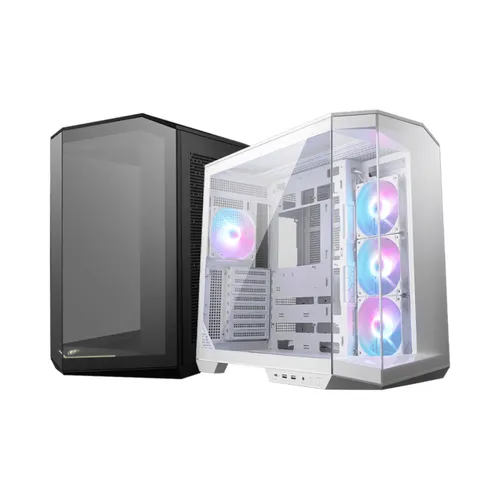 MSI MAG Pano 100R PZ Midi Tower Gaming Gehäuse, Seitenfenster, Weiß