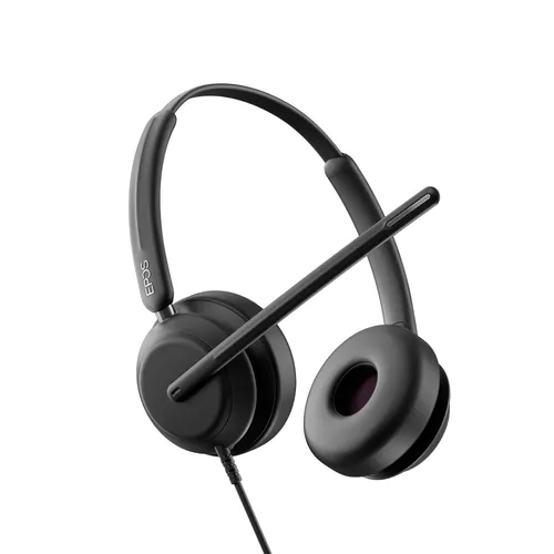 EPOS IMPACT 760 Stereo-Headset - UC-Version, USB-C/-A inkl. Inline-Controller, BrainAdapt™-Technologie, EPOS AI™, Ideal für Call Centers