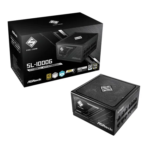 ASRock Steel Legend 1000W Gold Gaming Netzteil modular ATX 3.1 PCIe 5.1