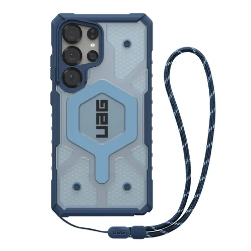 UAG Bundle Pathfinder Case mit Magnet-Modul & Lanyard Galaxy S25 Ultra blau/transparent & schwarz/graphite
