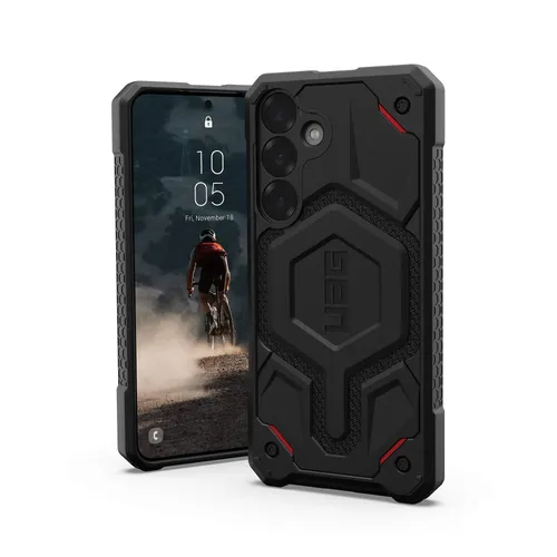 UAG Urban Armor Gear Monarch Pro Case mit Magnet-Modul Samsung Galaxy S25+ kevlar schwarz