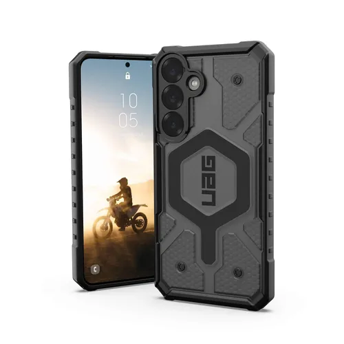 UAG Urban Armor Gear Pathfinder Case mit Magnet-Modul Samsung Galaxy S25+ ash (grau transparent)