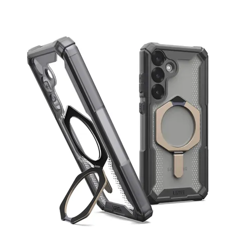 UAG Urban Armor Gear Plasma XTE Kickstand Case mit Magnet-Modul Samsung Galaxy S25+ ash (transparent)/titan