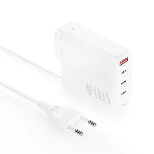 4smarts Ladegerät GaN Flex Pro 100W 3 USB-C+1 USB-A, Travel Edition