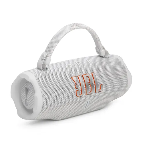 JBL Charge 6 Tragbarer Bluetooth-Lautsprecher weiß