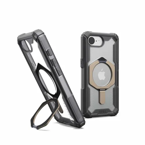 UAG Urban Armor Gear Plasma XTE MagSafe Kickstand Case ash (transparent)/titan für Apple iPhone 16e