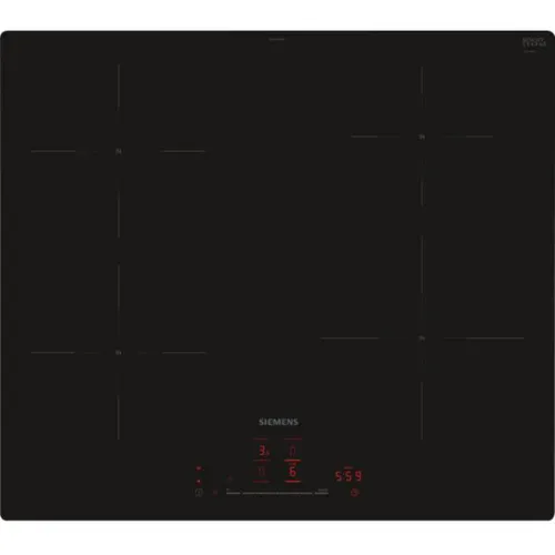 Siemens EH601HEB1E iQ100 Induktionskochfeld 60 cm Schwarz, flächenbündig (integriert)
