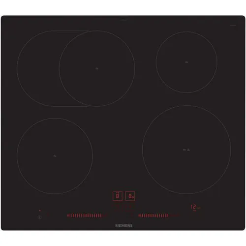 Siemens EH601LFC1E iQ300 Induktionskochfeld 60 cm Schwarz, flächenbündig (integriert)